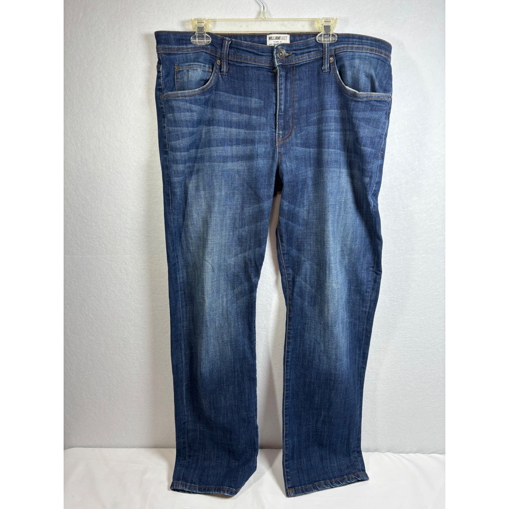 William Rast Jeans Mens 38x32 Blue Cotton Relaxed Straight Legacy Classic Denim